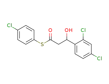 S-(4-Chlorophenyl) 3-(2,4-Dichlorophenyl)-3-hydroxypropanethioate