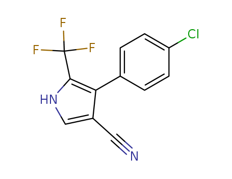 1H-Pyrrole-3-carbonitrile, 4-(4-chlorophenyl)-5-(trifluoromethyl)-