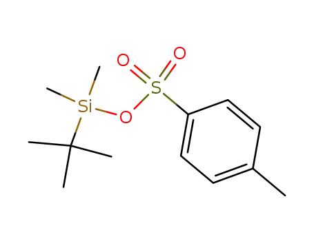 Molecular Structure of 89902-45-4 (Silanol, (1,1-dimethylethyl)dimethyl-, 4-methylbenzenesulfonate)