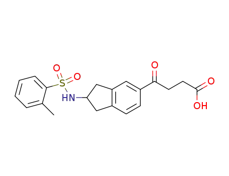 4-(2-p-Toluenesulphonamido-indan-5-yl)-4-oxobutyric acid