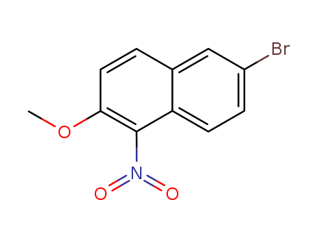 Naphthalene, 6-bromo-2-methoxy-1-nitro-(123856-15-5)