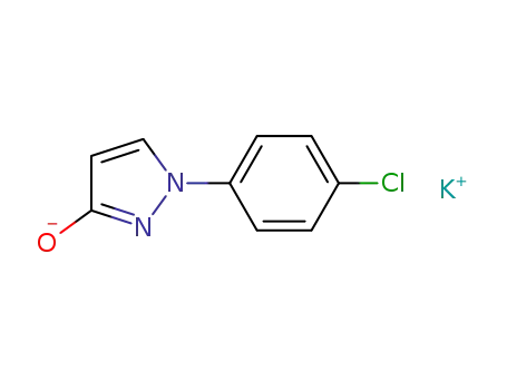 Molecular Structure of 1965233-46-8 (potassium 1-(4-chlorophenyl)-1H-pyrazol-3-olate)