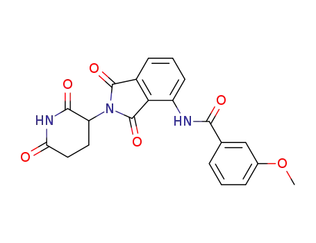 N-[2-(2,6-dioxo-piperidin-3-yl)-1,3-dioxo-2,3-dihydro-1H-isoindol-4-yl]-3-methoxy-benzamide