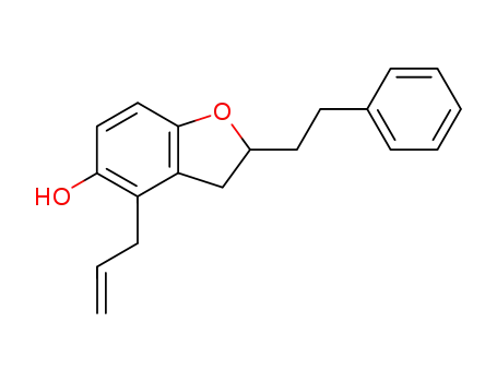 5-Benzofuranol, 2,3-dihydro-2-(2-phenylethyl)-4-(2-propenyl)-
