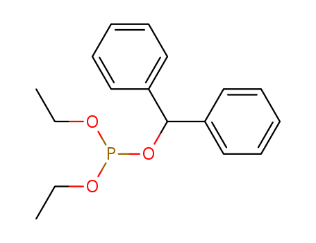 Phosphorous acid, diphenylmethyl diethyl ester