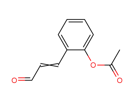 Molecular Structure of 33538-94-2 ([2-(3-oxoprop-1-enyl)phenyl] acetate)