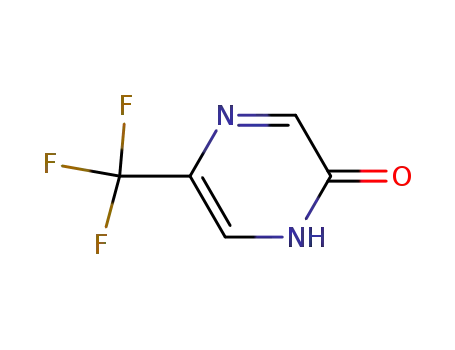 Molecular Structure of 134510-03-5 (5-Trifluoromethyl-pyrazin-2-ol)