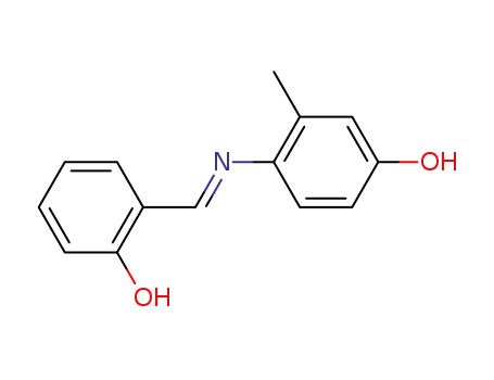 Molecular Structure of 84814-92-6 (6-{[(4-hydroxy-2-methylphenyl)amino]methylidene}cyclohexa-2,4-dien-1-one)