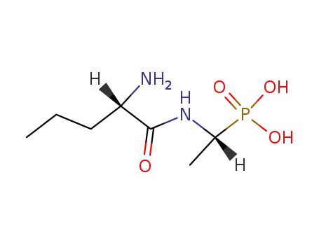 포스폰산, (1-((2-아미노-1-옥소펜틸)아미노)에틸)-, (R-(R*,S*))-