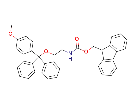 N-fluorenylmethoxycarbonyl-2-amino-1-(4-methoxytriphenylmethoxy)ethane