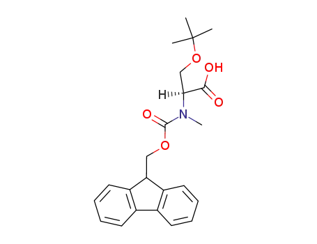 Molecular Structure of 197632-77-2 (N-Fmoc-N-Methyl-O-tert-butyl-L-serine)