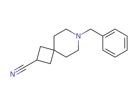 Molecular Structure of 203662-68-4 ((7-benzyl-7-azaspiro[3.5]non-2-yl)carbonitrile)