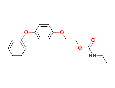 Carbamic acid, ethyl-,2-(4-phenoxyphenoxy)ethyl ester (9CI) 63402-41-5