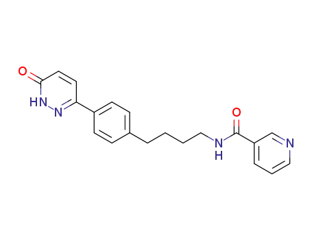 6-[4-(4-(pyridin-3-ylcarbonylamino)butyl)phenyl]pyridazin-3(2H)-one