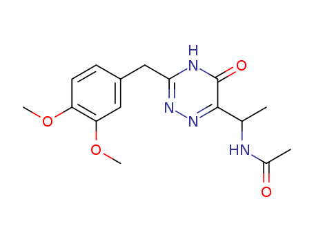 N-(1-(3-(3,4-diMethoxybenzyl)-5-oxo-4,5-dihydro-1,2,4-triazin-6-yl)ethyl)acetaMide