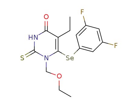 6-[(3,5-difluorophenyl)selenenyl]-1-(ethoxymethyl)-5-ethyl-2-thiouracil