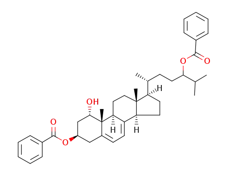 1α-hydroxy-3β,24-dibenzoyloxycholesta-5,7-diene