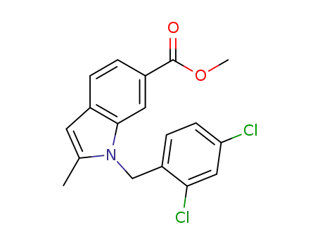 1-(2,4-dichlorobenzyl)-6-methoxycarbonyl-2-methylindole