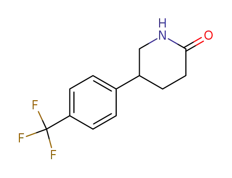Molecular Structure of 87922-74-5 (5-[4-(TrifluoroMethyl)phenyl]-2-piperidone)