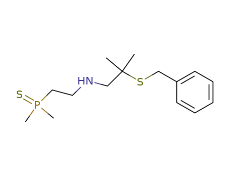 N-(2-dimethylphosphinothioylethyl)-2-benzylthio-2-methylpropylamine
