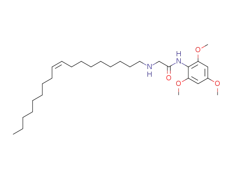 Molecular Structure of 135627-22-4 ((Z)-2-(9-Octadecenylamino)-N-(2,4,6-trimethoxyphenyl)acetamide)