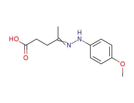 4-(4-methoxy-phenylhydrazono)-valeric acid