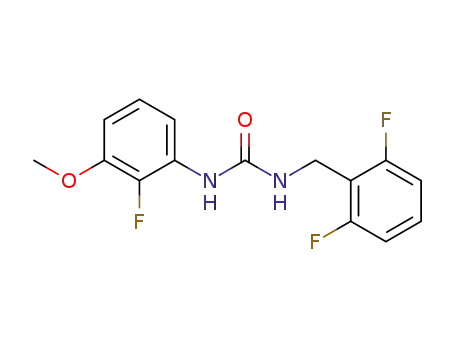Molecular Structure of 496929-86-3 (Urea, N-[(2,6-difluorophenyl)methyl]-N'-(2-fluoro-3-methoxyphenyl)-)