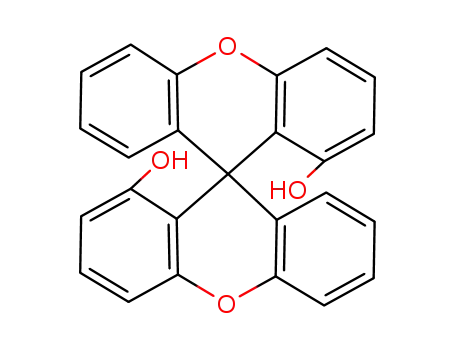 Molecular Structure of 785836-56-8 (9,9'-Spirobi[9H-xanthene]-1,1'-diol)