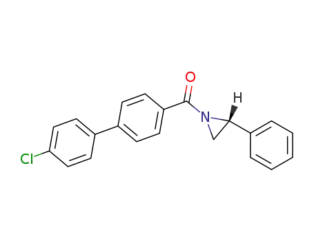 N-(4'-chlorobiphenyl-4-carbonyl)-2(R)-phenyl-aziridine