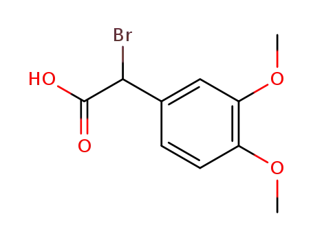 α-bromo-3,4-dimethoxy-phenylacetic acid