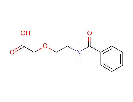 Molecular Structure of 142489-50-7 (2-(2-benzamidoethoxy)-acetic acid)