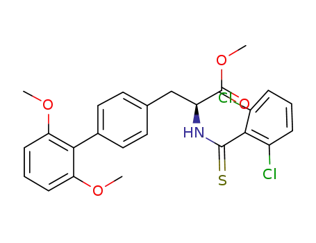 N-(2,6-dichlorothiobenzoyl)-4-(2,6-dimethoxyphenyl)-L-phenylalanine methyl ester