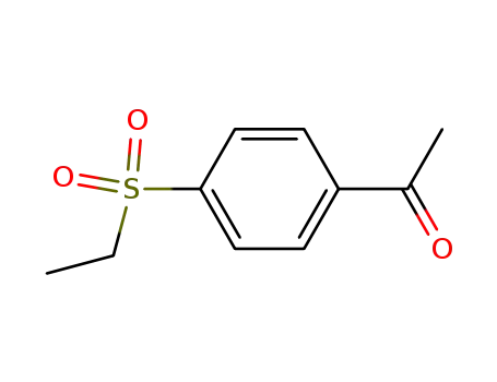 Molecular Structure of 99186-50-2 (4-ETHYLSULFONYLACETOPHENONE)