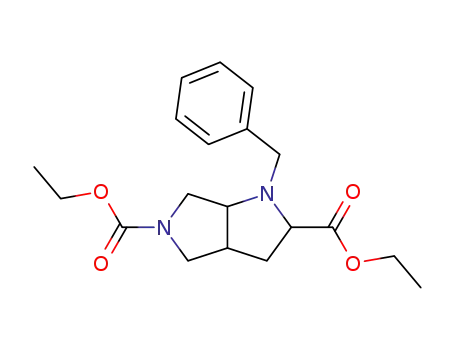 Pyrrolo[3,4-b]pyrrole-2,5(1H)-dicarboxylic acid,
hexahydro-1-(phenylmethyl)-, diethyl ester