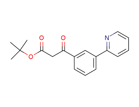 3-oxo-3-(3-pyridin-2-yl-phenyl)-propionic acid tert-butyl ester