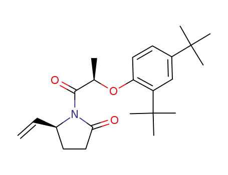 (5S)-N-((2R)-2-(2,4-di-t-butylphenyloxy)propanoyl)-5-ethenylpyrrolidin-2-one