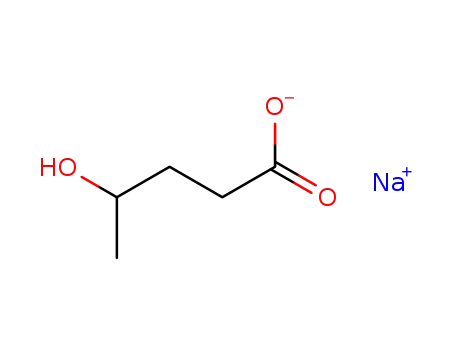 Molecular Structure of 56279-37-9 (Pentanoic acid, 4-hydroxy-, monosodium salt)
