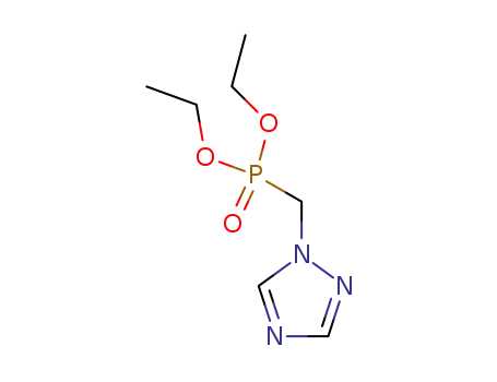 Molecular Structure of 84595-22-2 (Phosphonic acid, (1H-1,2,4-triazol-1-ylmethyl)-, diethyl ester)