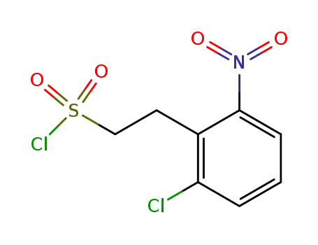 2-(2-chloro-6-nitrophenyl)ethylsulfonyl chloride