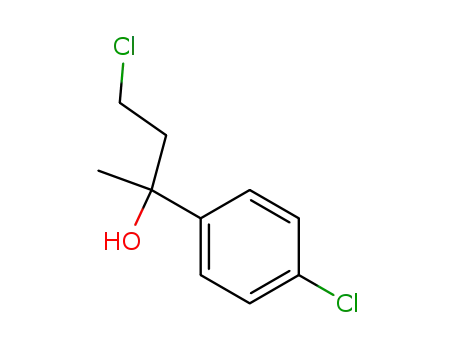 Molecular Structure of 113696-77-8 (3-(4-Chlorophenyl)-3-hydroxy-3-methyl-1-chloropropane)