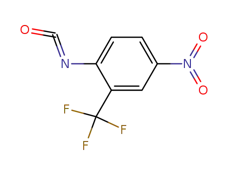 Molecular Structure of 16588-73-1 (4-NITRO-2-(TRIFLUOROMETHYL)PHENYL ISOCY&)