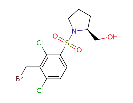 1-[[3-(Bromomethyl)-2,4-dichlorophenyl]sulphonyl]-2(S)-pyrrolidinemethanol