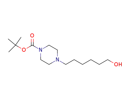 Molecular Structure of 596810-55-8 (1-Piperazinecarboxylic acid, 4-(6-hydroxyhexyl)-, 1,1-dimethylethyl
ester)