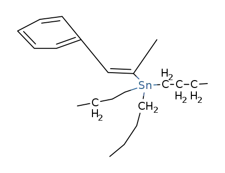 Stannane, tributyl(1-methyl-2-phenylethenyl)-, (E)-