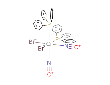 CrBr<sub>2</sub>(NO)2(P(C<sub>6</sub>H<sub>5</sub>)3)2