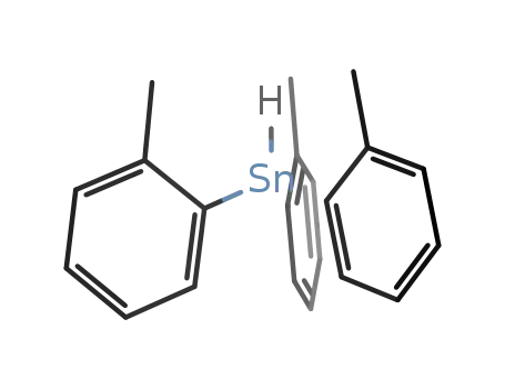 Molecular Structure of 56913-05-4 (Stannane, tris(2-methylphenyl)-)