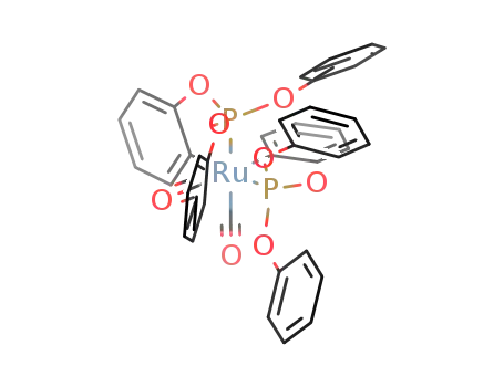 Ru(P(OC<sub>6</sub>H<sub>5</sub>)2(OC<sub>6</sub>H<sub>4</sub>))2(CO)2