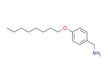 Molecular Structure of 37806-64-7 (4-OCTYLOXYBENZYLAMINE)