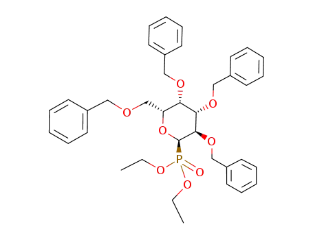diethyl (2,3,4,6-tetra-O-benzyl-α-D-galactopyranosyl)phosphonate