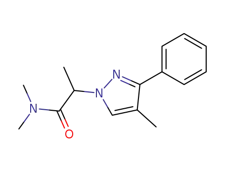 N,N-dimethyl-2-(4-methyl-3-phenyl-1H-pyrazol-1-yl)propanamide
